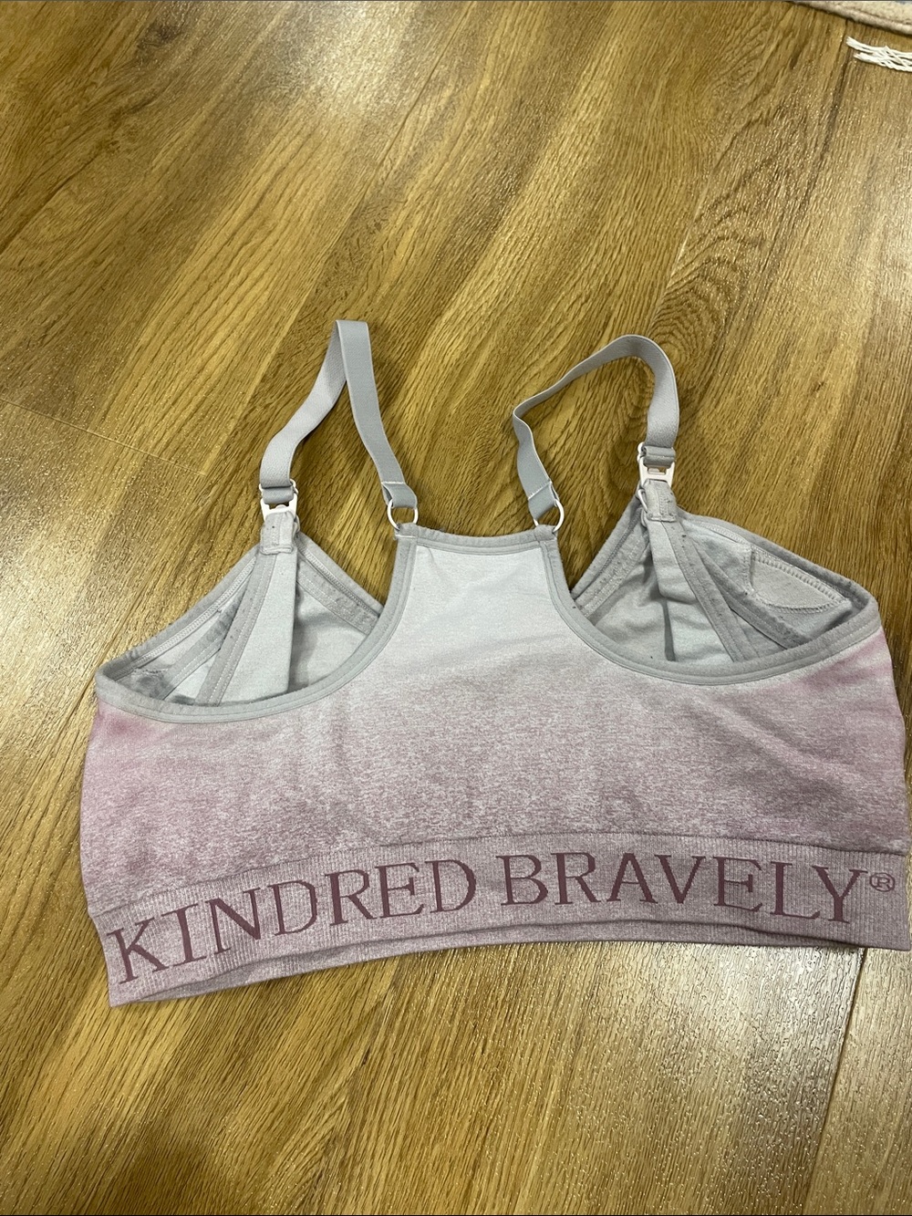 Kindred Bravely Nursing Bras - Black and Light Pink Ombre - Picture 6 of 10